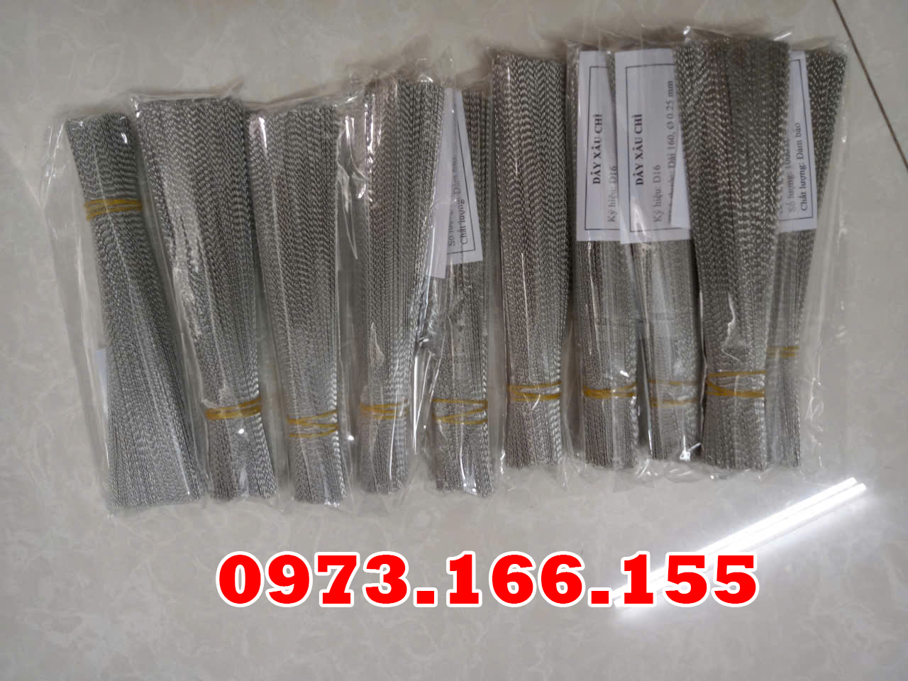 Dây xâu chì niêm phong - Dây thép và nhựa đa kích thước